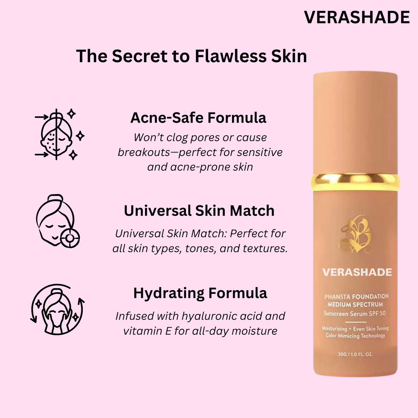 VERASHADE™ TRUE MATCH FOUNDATION